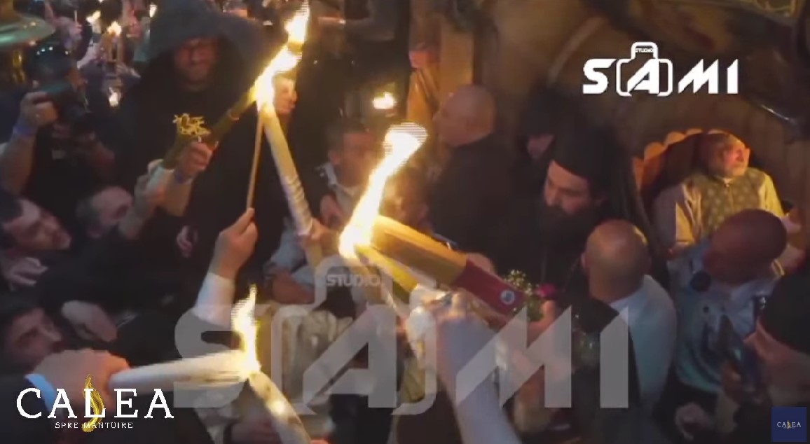 ВИДЕО: Светиот оган се спушти во Ерусалим