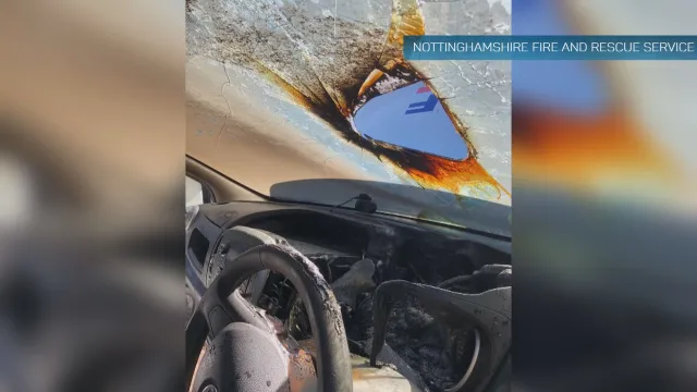 Очилата за сонце предизвикаа пожар во автомобил