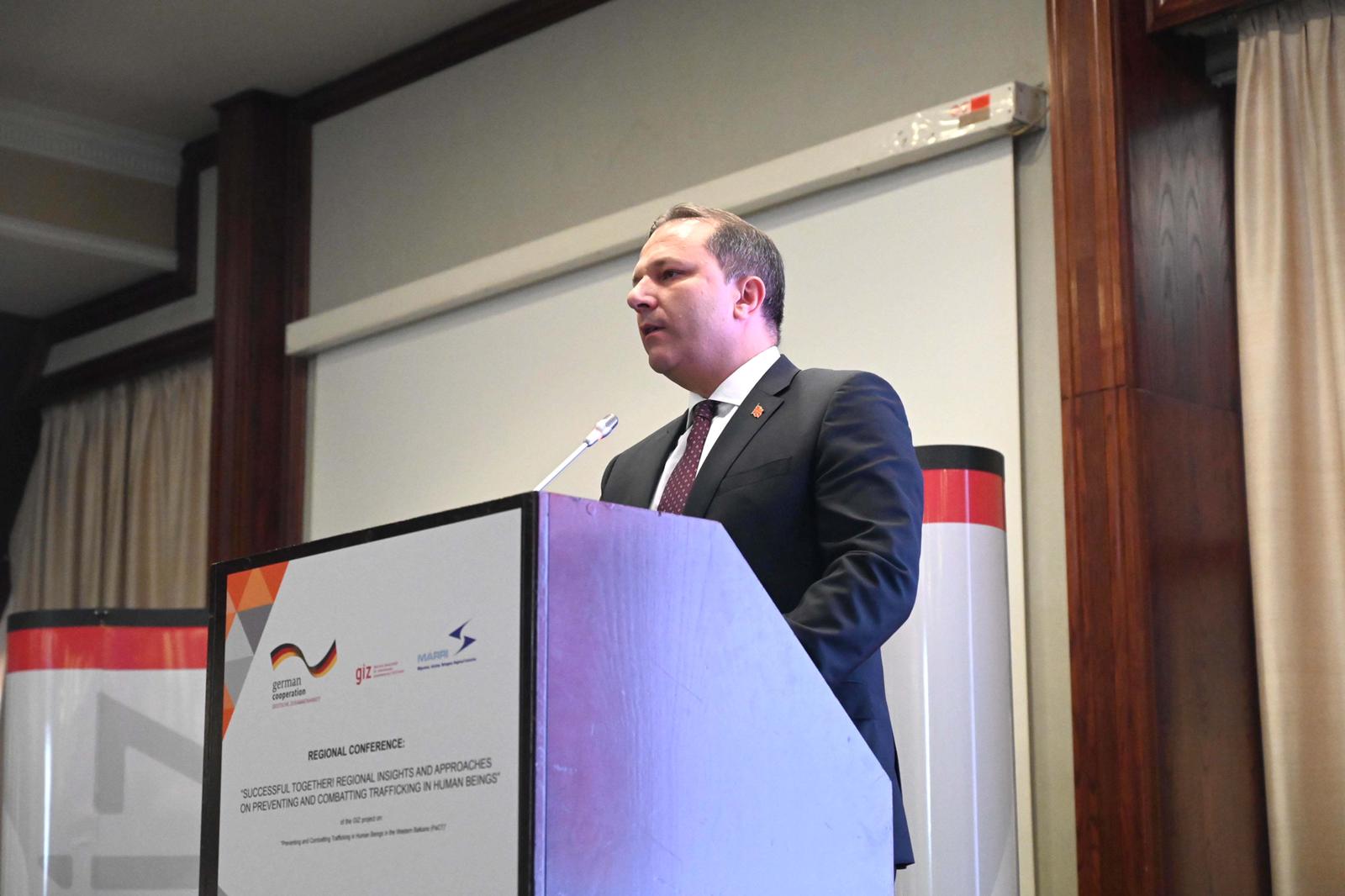 Спасовски учествуваше на регионалната конференција на МАРРИ „Успешни заедно! Регионални согледувања и пристапи за спречување и борба против трговијата со луѓе“