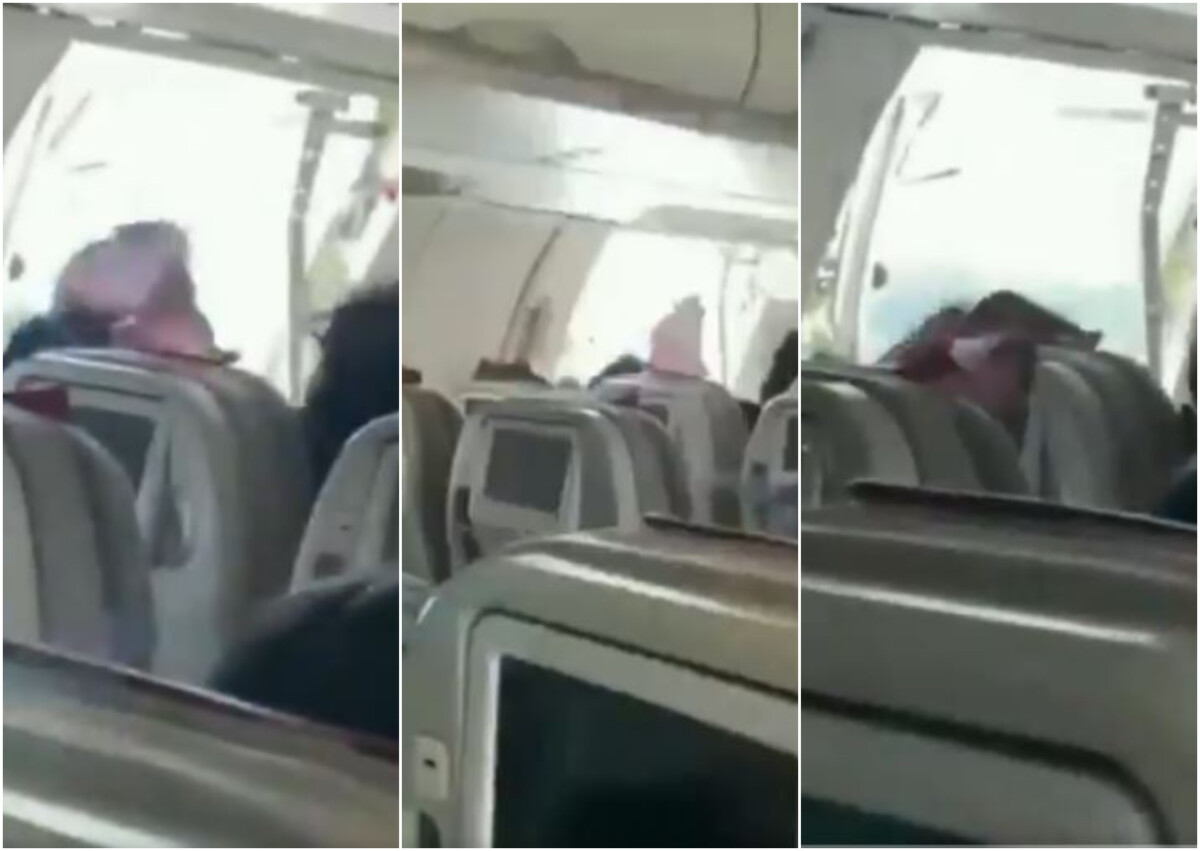 ВИДЕО: Се отвори врата од авион среде лет, патниците во паника