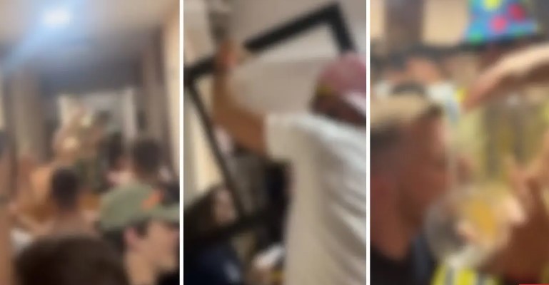ВИДЕО: СЕ ПОЈАВИЈА НОВИ ВИДЕА – студенти од Загреб ги вадат лустерите во хотелот во Охрид и пијат од нив