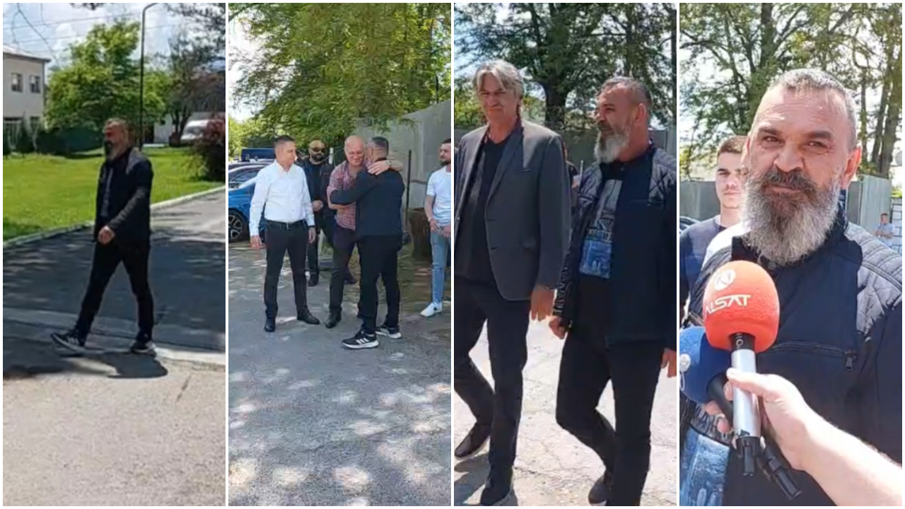 Излезе од затвор човекот кој ги даде клучевите од Собранието на 27-ми април, Абдуљфета Алими беше пречекан од Зијадин Села (ВИДЕО)