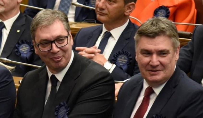 Милановиќ и Вучиќ еден до друг на инаугурацијата на претседателот на Црна Гора