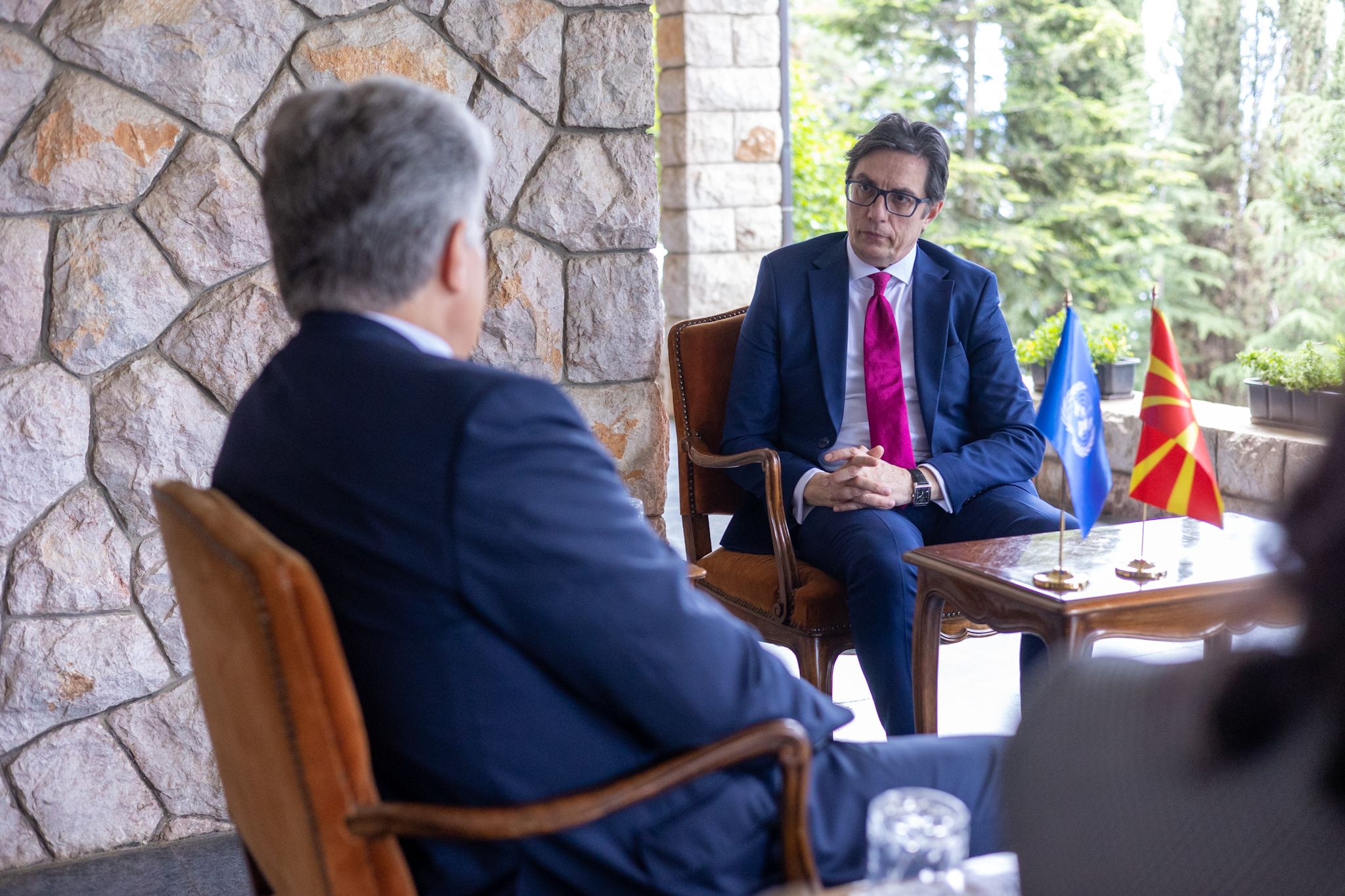 Средба на претседателот Пендаровски со Мирослав Јенча, помошник генерален секретар на ОН за Европа, Централна Азија и Америка