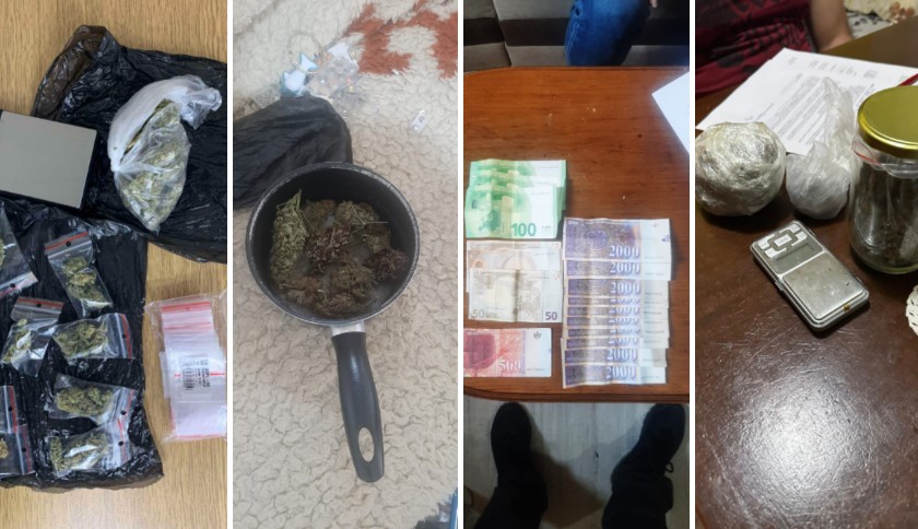 ФОТО: Полицијата упадна во скопска Гази Баба, пронајде и дрога!