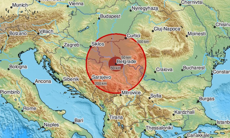 Земјотрес ја потресе Србија!