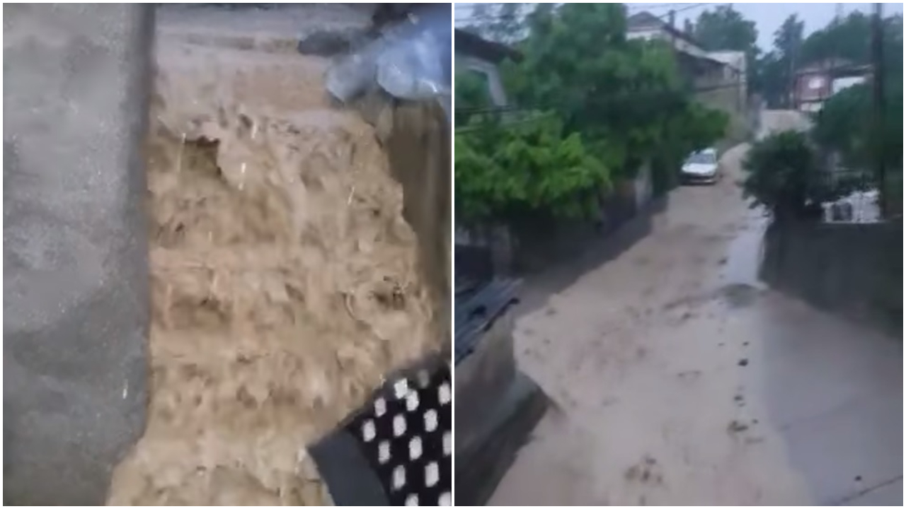 ВИДЕО: Невреме и во Кавадарци, поројни дождови предизвикаа поплави – страшни снимки!
