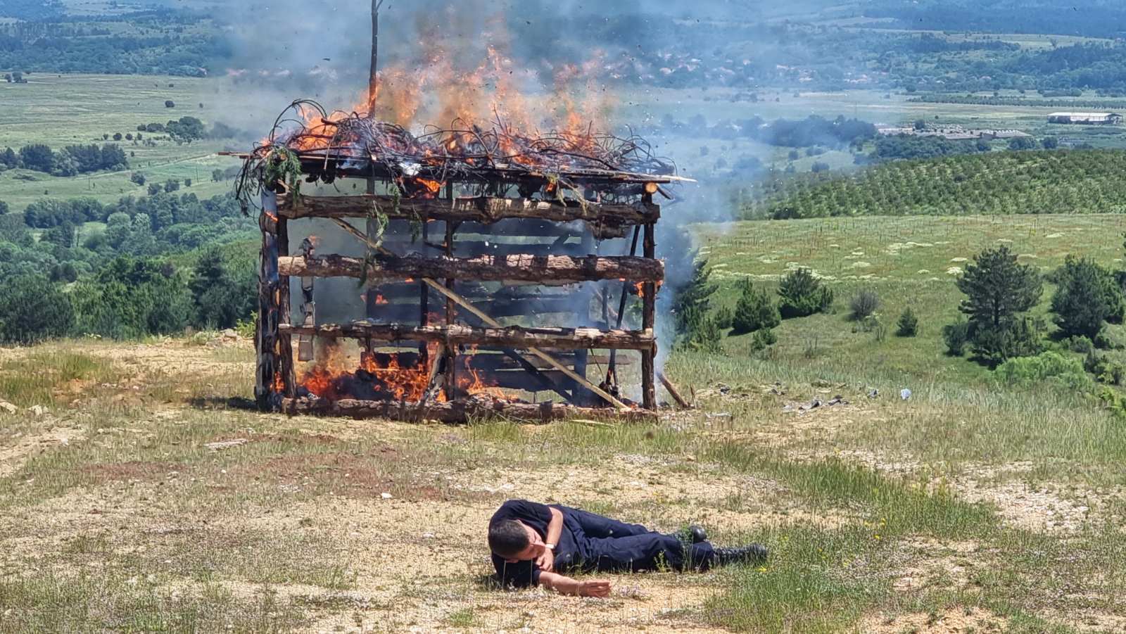 Македонски и бугарски реализираа вежба за пожари во беровско