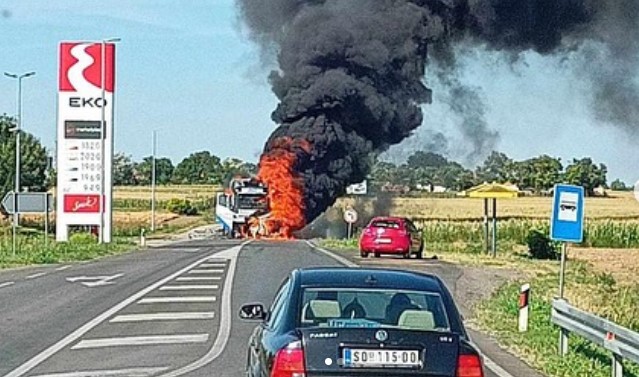 Возачот изгорел во возилото: Детали за страшната сообраќајка кај Суботица…