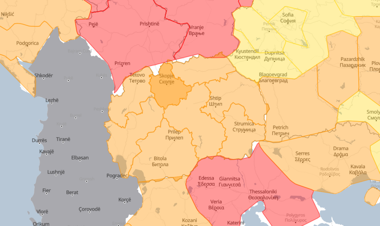 МЕТЕО АЛАРМ ЗА МАКЕДОНИЈА: Денеска многу топло, UV индексот е 10