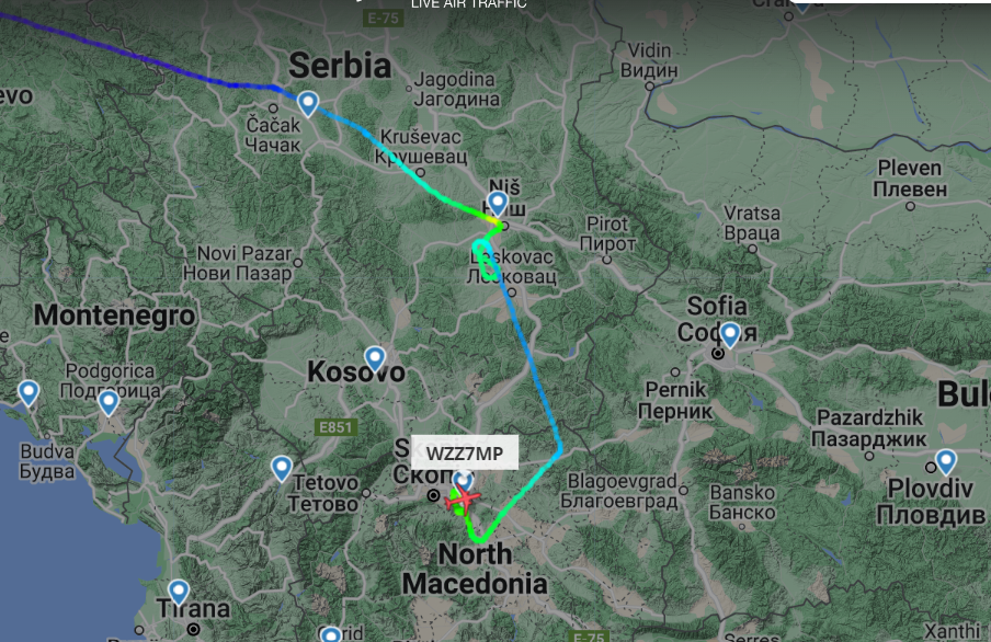Авион наместо во Ниш слета во Скопје, регионот погоден од страшно невреме! Македонија допрва на удар