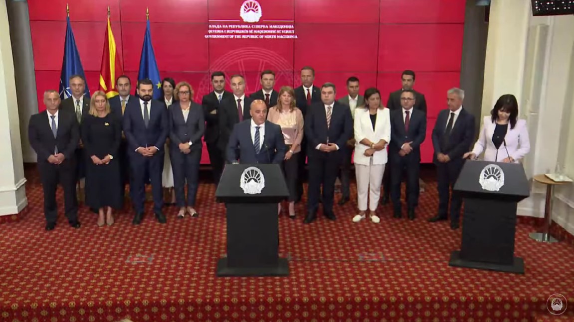 ВМРО-ДПМНЕ: Сликата од прес конференцијата на Ковачевски каде тој зборуваше за ВМРО-ДПМНЕ е сликата за нервозни, исплашени луѓе