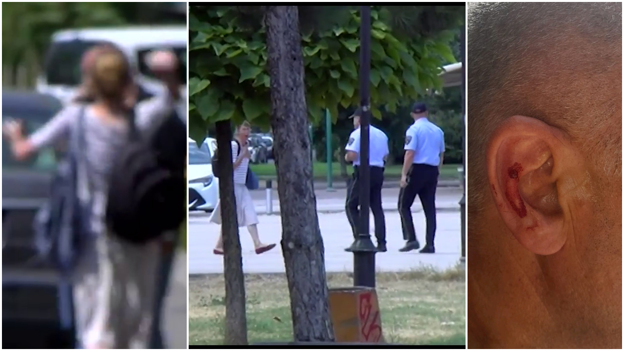 ВИДЕО „Новинарката“ која во Влада од Бектеши бараше да вели „Северна“, нападна човек! Досега невидено во Македонија!