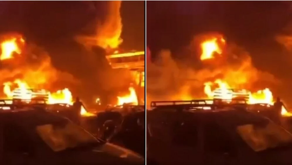 ВИДЕО Во експлозиja на бензинска пумпа во Русија загинаа 25 лица, меѓу кои три деца: „Тука е како војна“