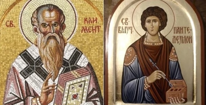 Мртво дете оживело, слеп човек прогледал -Денес се слават свети Климент Охридски и свети Пантелејмон