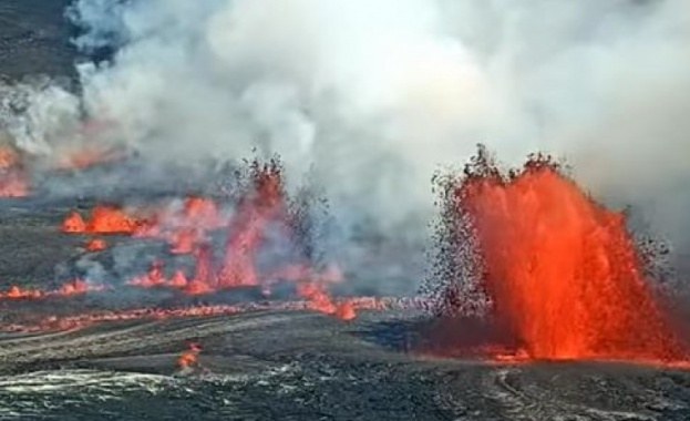 Вулканот Килауеа на Хаваите еруптираше по речиси два месеци мирување