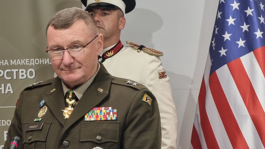 Генерал Најт: Армиите на С. Македонија и Вермонт учат едни од други, нашето 30 годишно партнерство е само почеток