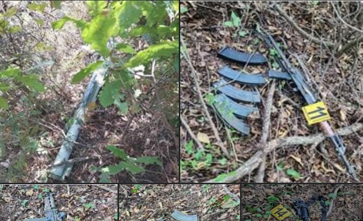 Нова заплена во Бањска: Опрема и оружје фрлени и расфрлани во шума