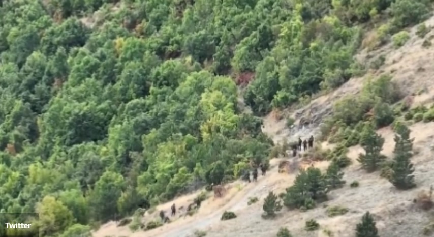 ВИДЕО Објавена снимка од наводните напаѓачи како бегаат од косовската полиција