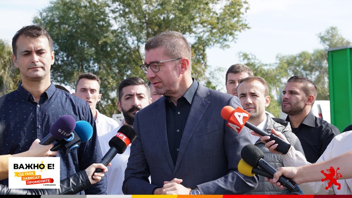 Мицкоски: Нека одбере Ковачевски датум помеѓу двата големи празници и да имаме заеднички избори заради интересот на граѓаните и развојот на Македонија како држава