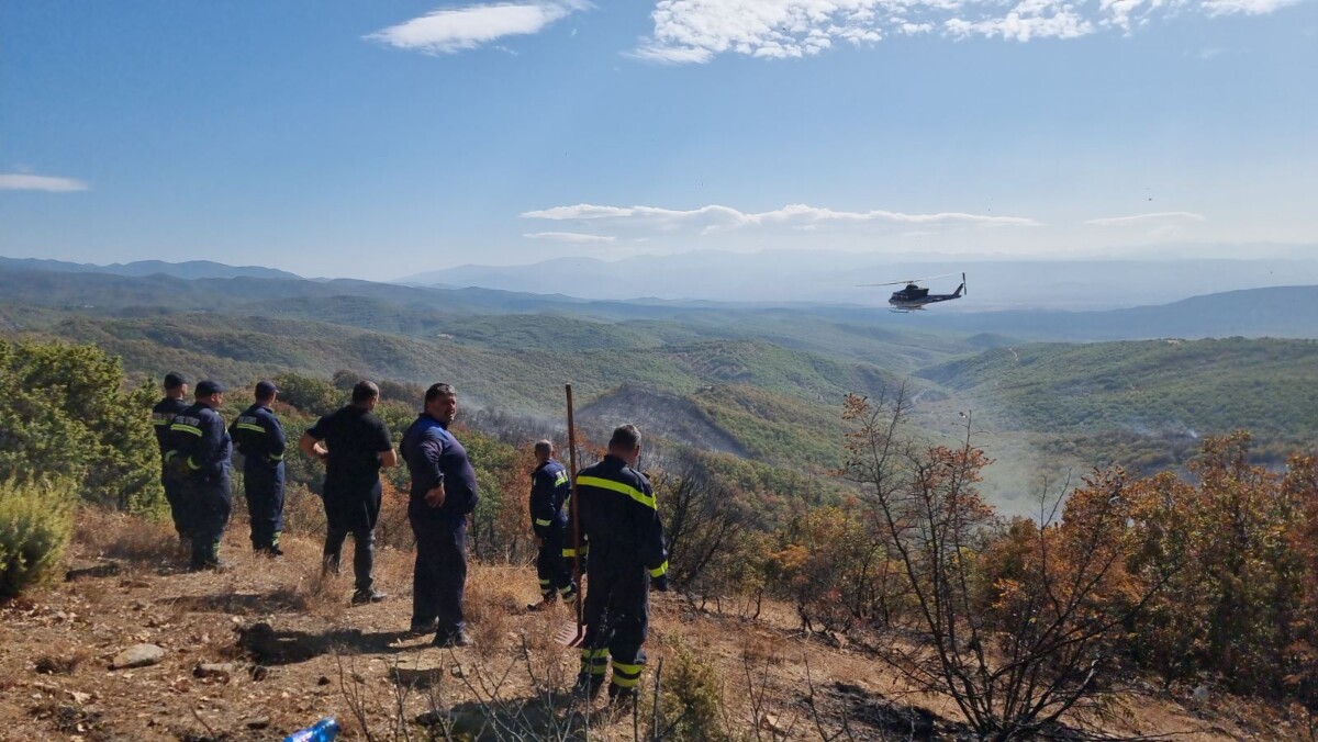 Во тек е акција за извлекување на пожарникар на планината Серта, кој претходно беше исчезнат