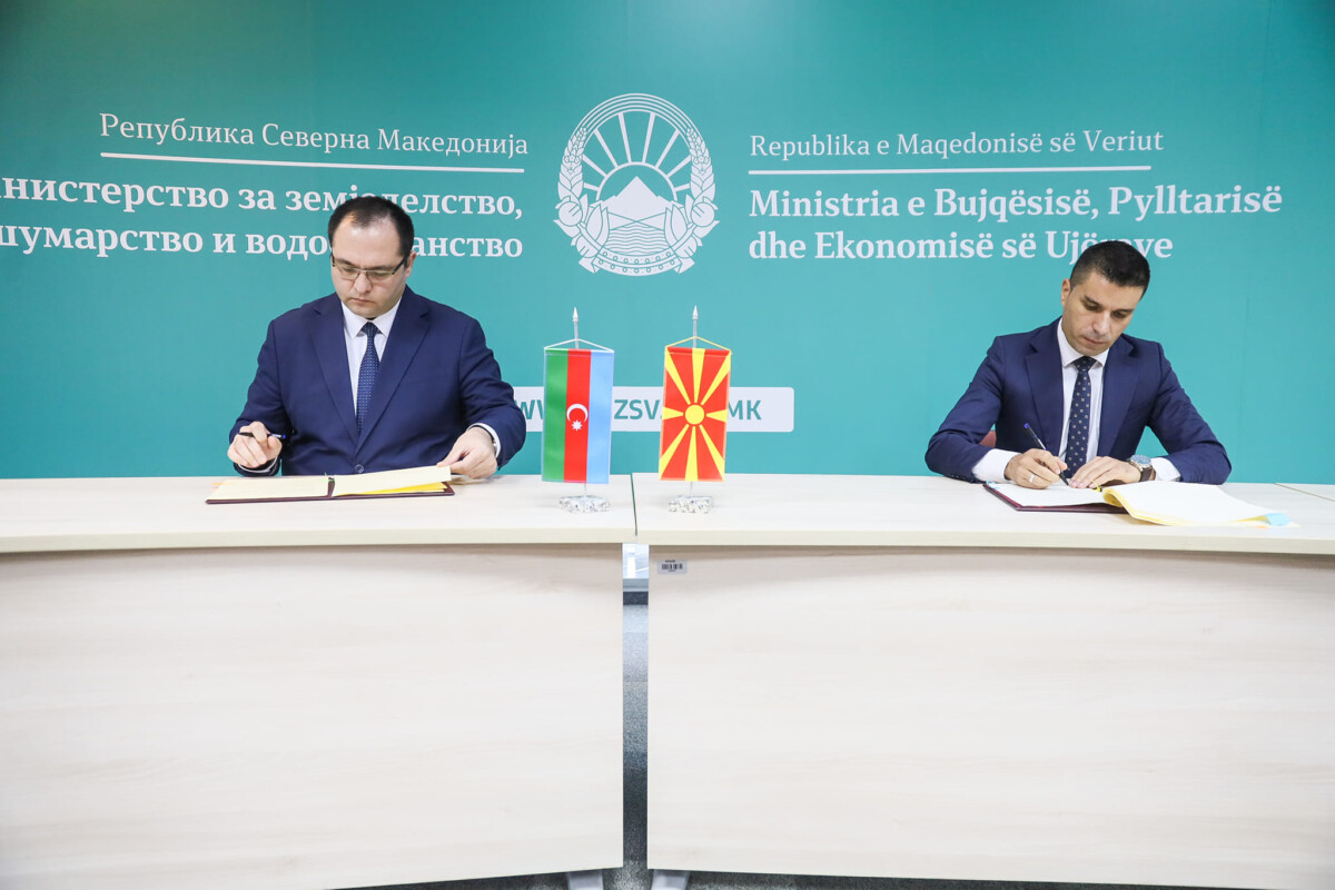 Николовски: Соработката со Азербејџан ја зајакнуваме, пренесувајќи го нашето искуството во успешно спроведување на процесот за консолидацијата на земјоделското земјиште