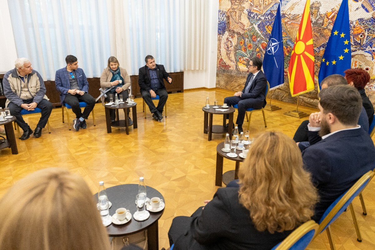 Средба на претседателот Пендаровски со претставници на Сојуз на здруженија на дијабетичари