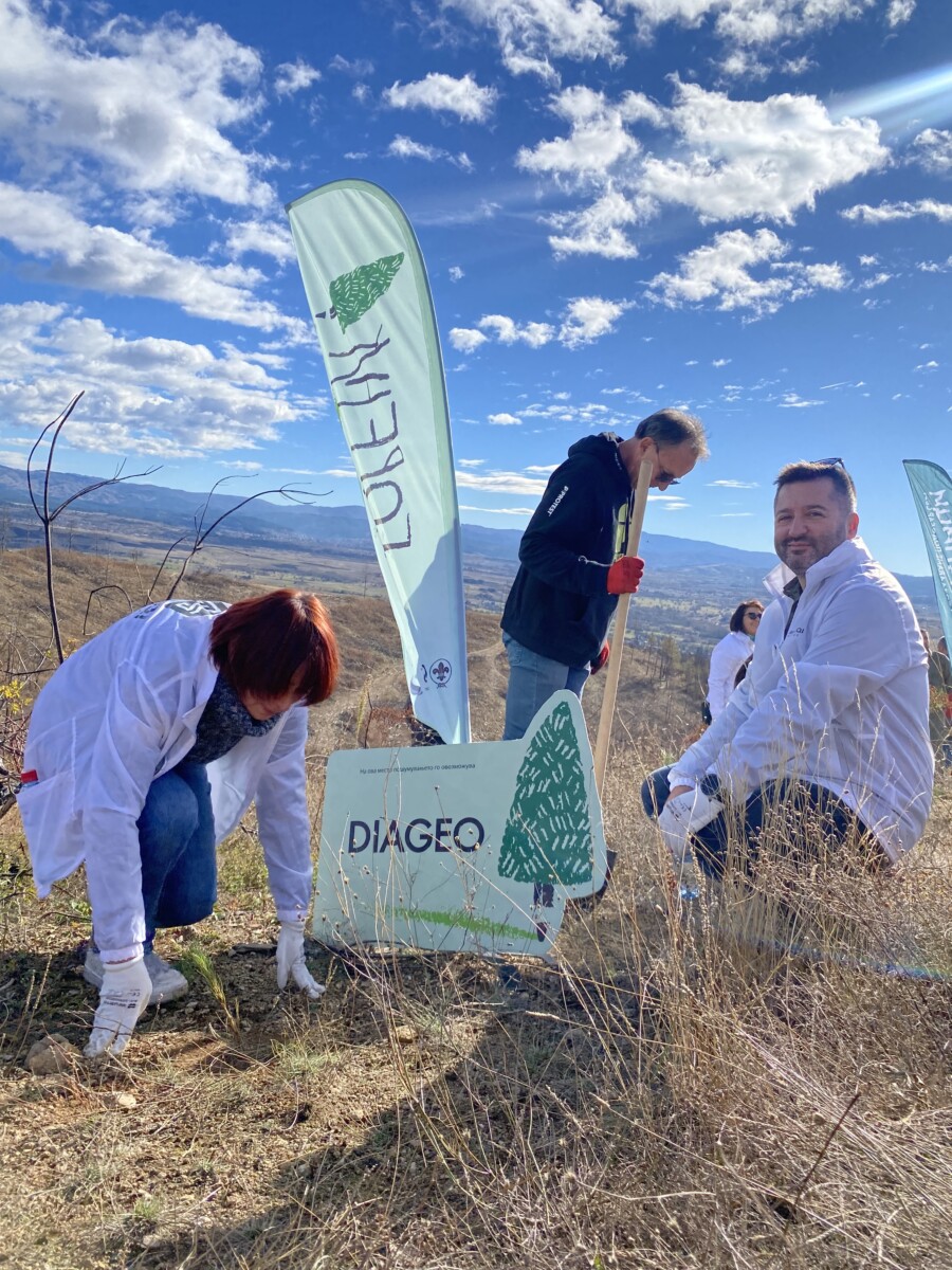 Со засадување на 2000 садници во Берово, Diageo и нивниот локален групацијата Малиќи имаат позитивно влијание врз локалната заедница и животната средина
