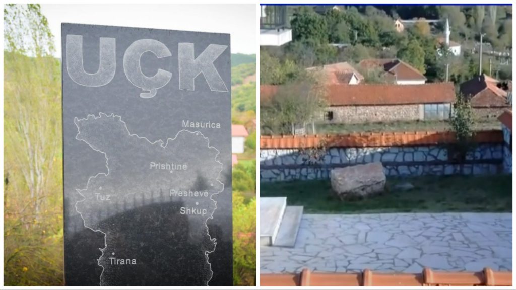 ФОТО Отстранета плочата со картата на „голема Албанија“