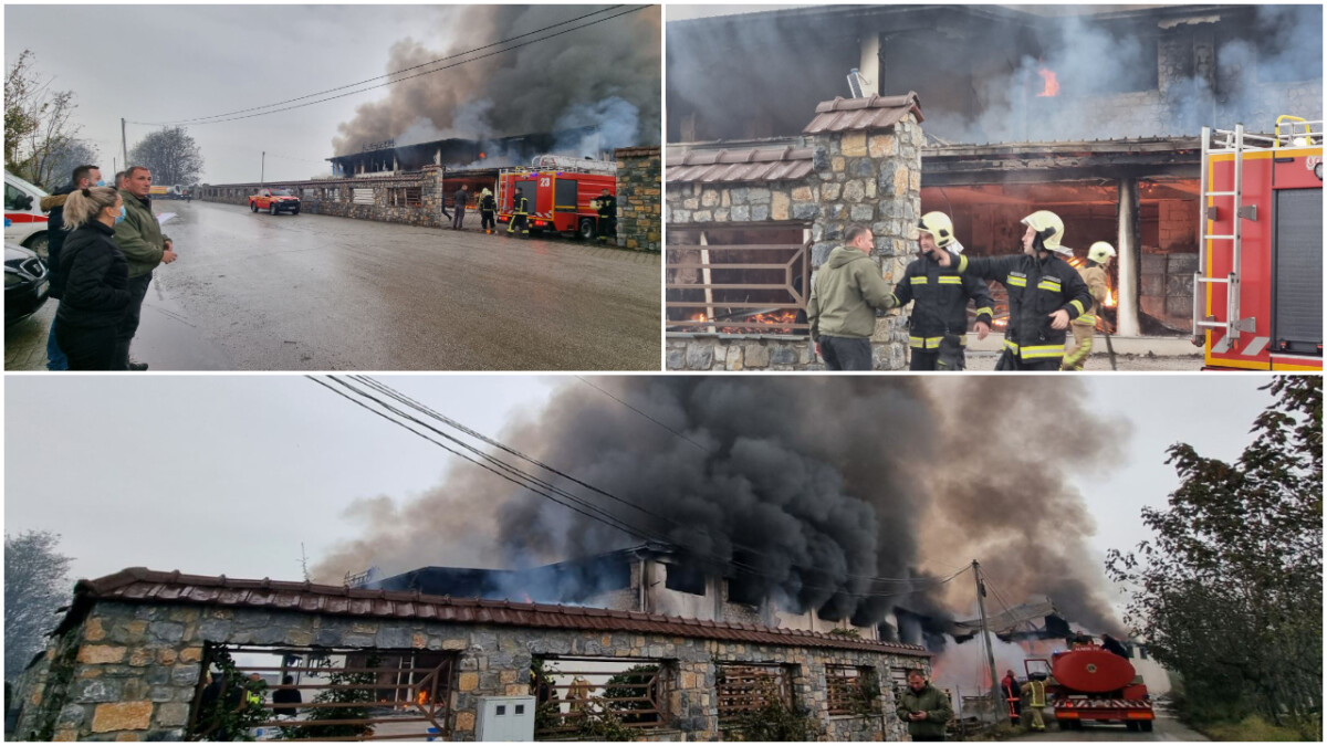 Запалени 14 тони бои, лакови и други хемиски препарати кај село Фалише