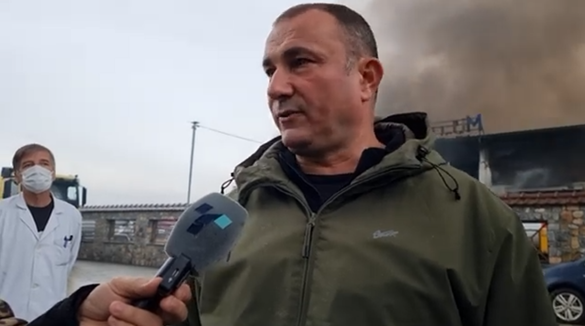 Ангелов: Има 100 тони бои и лакови, постои опасност објектот да се сруши