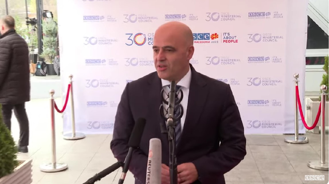 Ковачевски: Ако ОБСЕ пред 30 години и помогна на Македонија, денес Македонија му помага на ОБСЕ