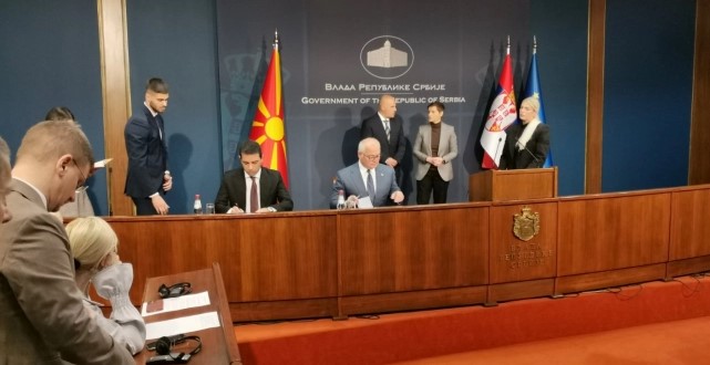 Ковачевски по потпишаниот Меморандум: Брза железничка линија Скопје–Ниш-Белград, го поврзуваме регионот со ЕУ и овозможуваме забрзан економски развој