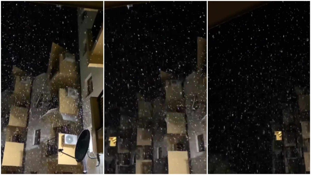 ФОТО Снег вечерва вее низ Македонија