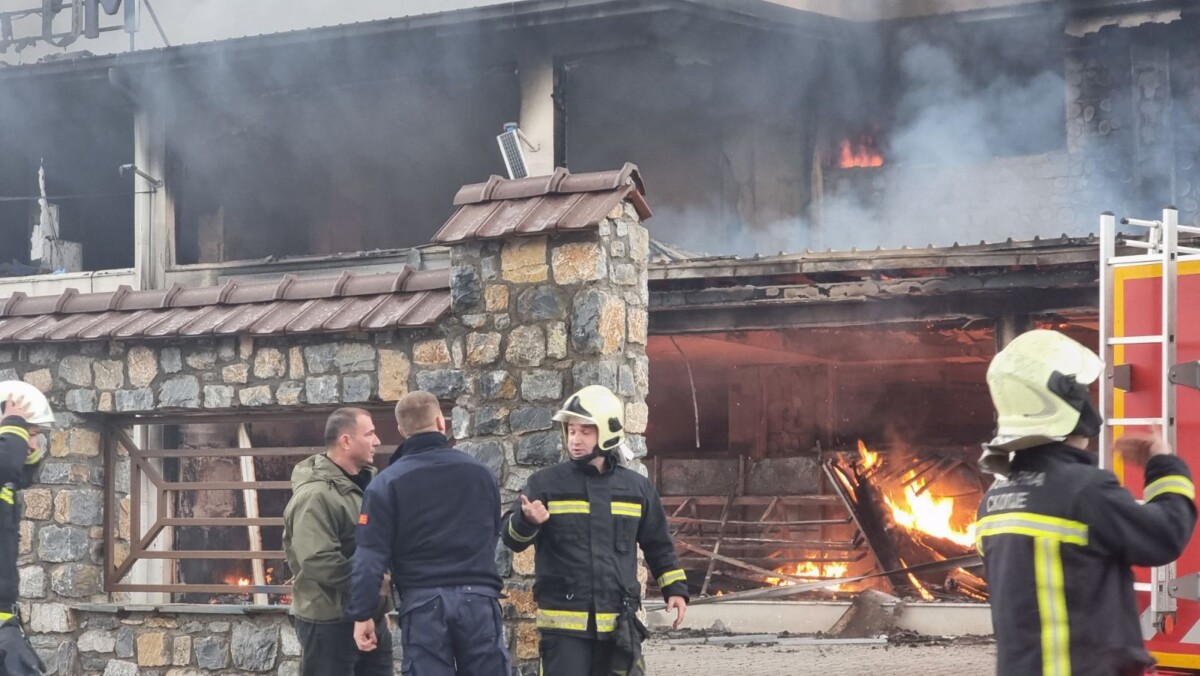Пожарот во Тетовско е ставен под контрола, следува испитување на водата за пиење