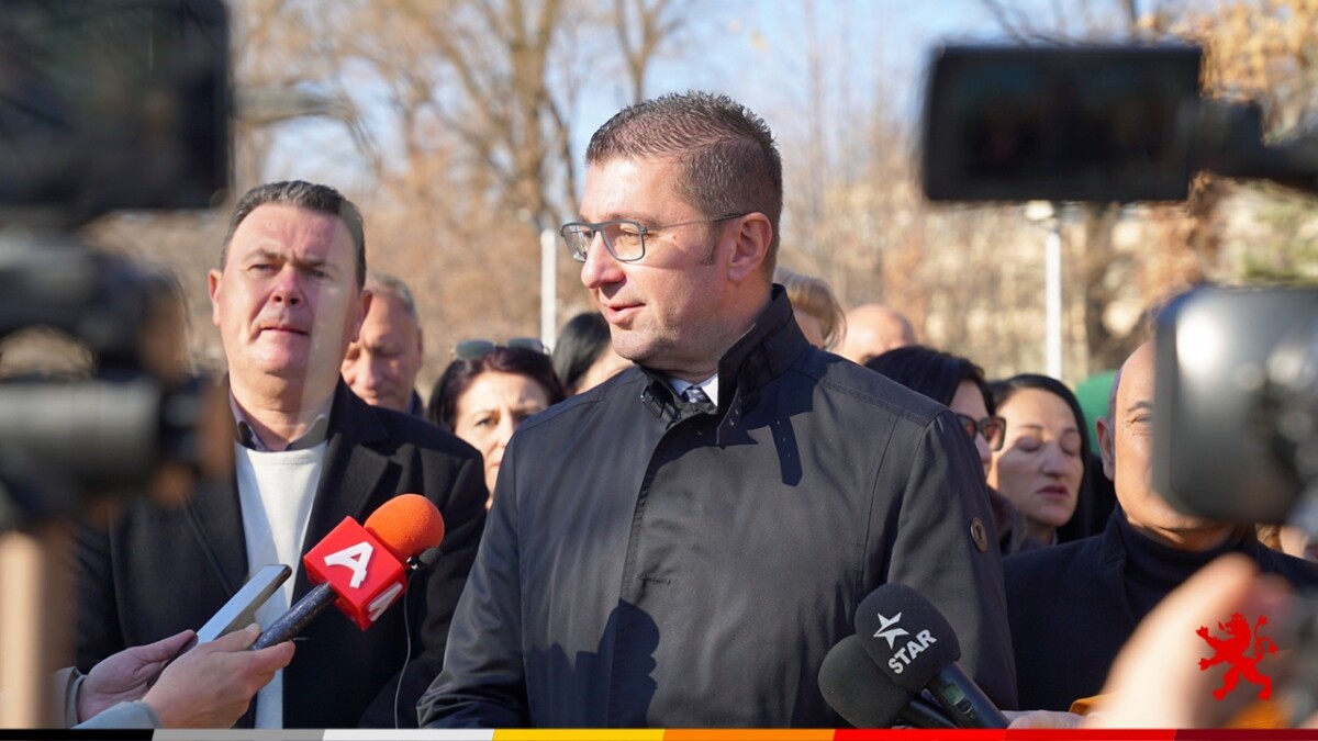 Мицкоски: Ценам дека е потребно учеството на ВМРО-ДПМНЕ во техничката влада, и номинација на личности кои ќе го чуваат демократскиот процес од злоупотребите на власта