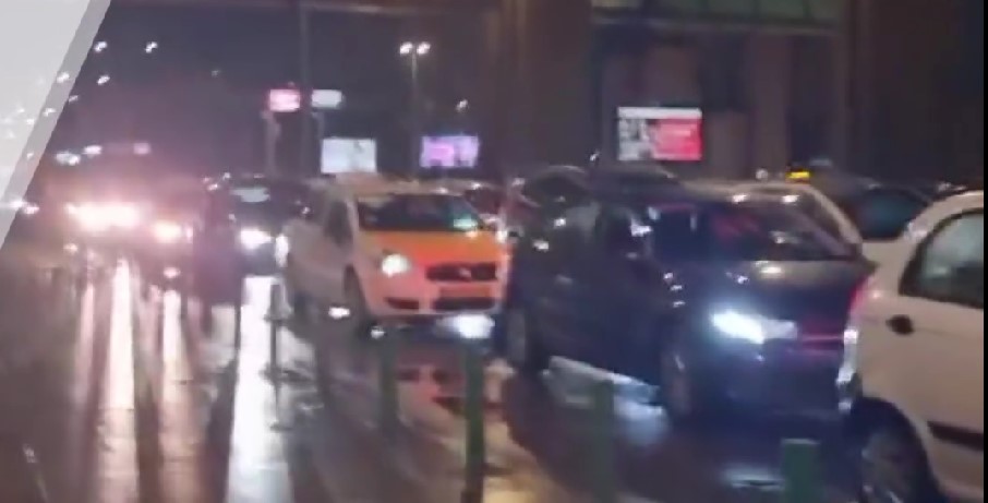 ВИДЕО: Голем метеж низ Скопје, долги колони на улиците