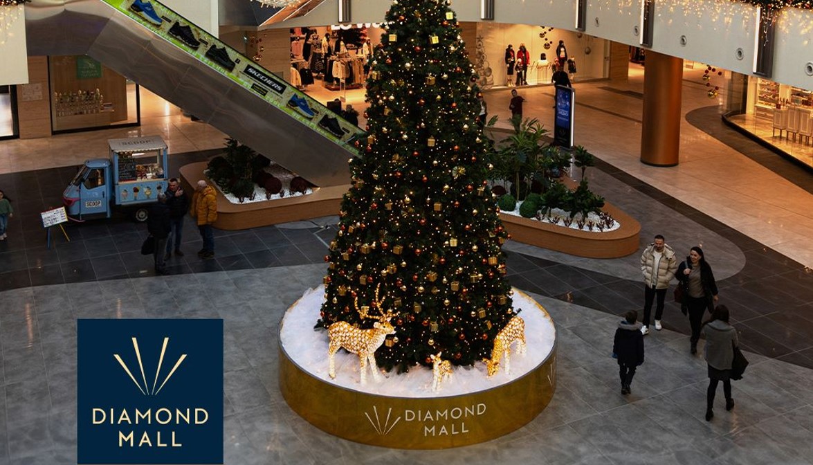 Вистинска предновогодишна атмосфера во Diamond Mall, со програма наменета за сите возрасти