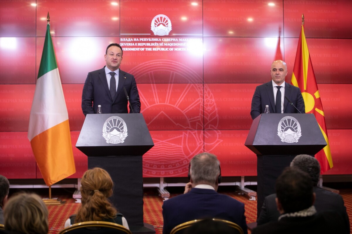 Ковачевски-Варадкар: За Северна Македонија нема друга алтернатива освен полноправното членство во ЕУ