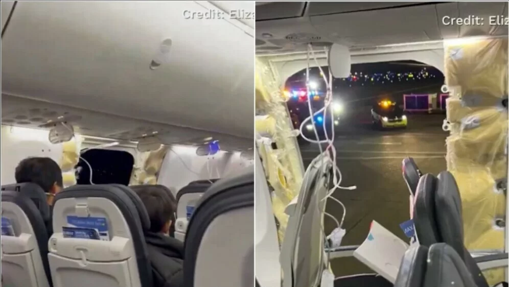 ВИДЕО: На авион во тек на лет му се одвоија делови од вратата и трупот, сега се пронајдени!