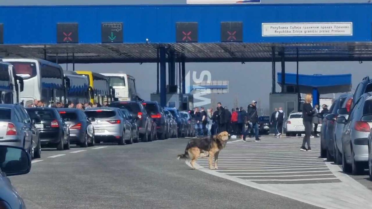 ВИДЕО Хаос на Табановце, за излез од Македонија се чека до еден час