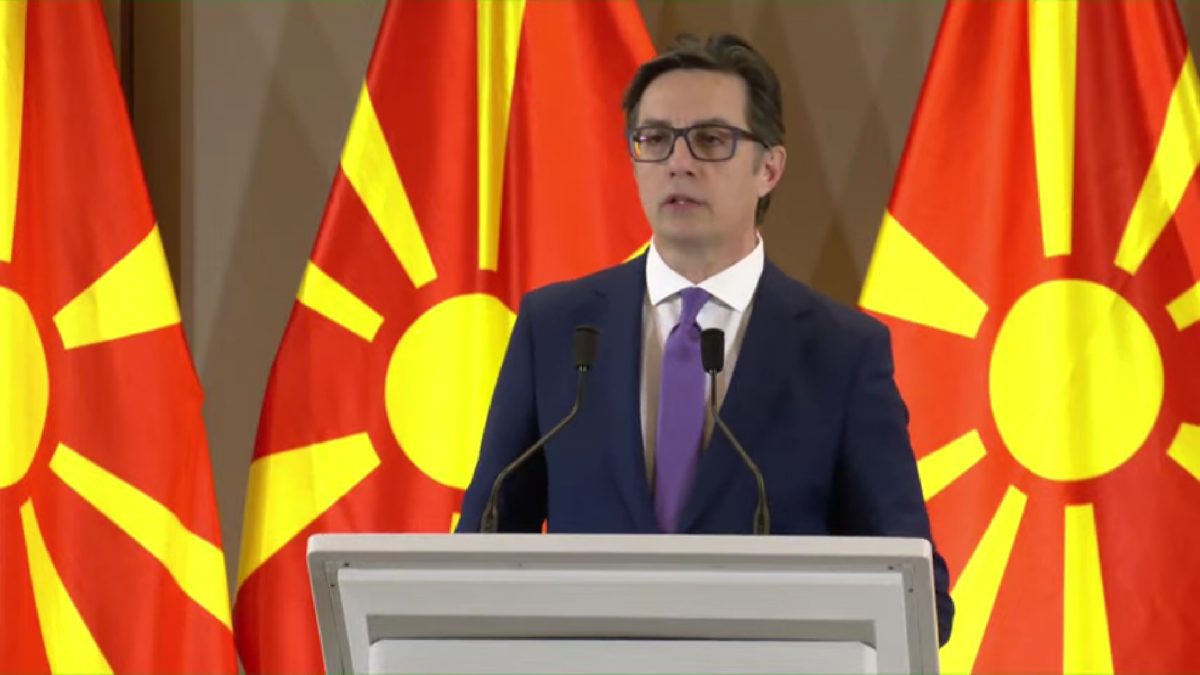ВИДЕО Пендаровски објави кандидатура за втор мандат: Во првиот влеговме во НАТО, во вториот се надевам во ЕУ