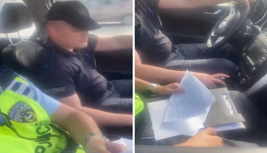 ВИДЕО „Јас сум Албанец“: Граѓанин одбива да прими казна оти била напишана на македонски јазик
