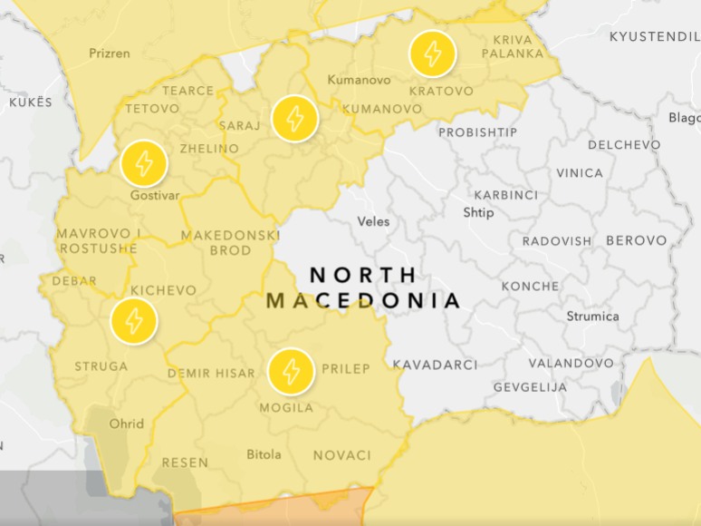 Метео аларм: Попладне и во вечерните часови овие делови ќе ги зафати невреме