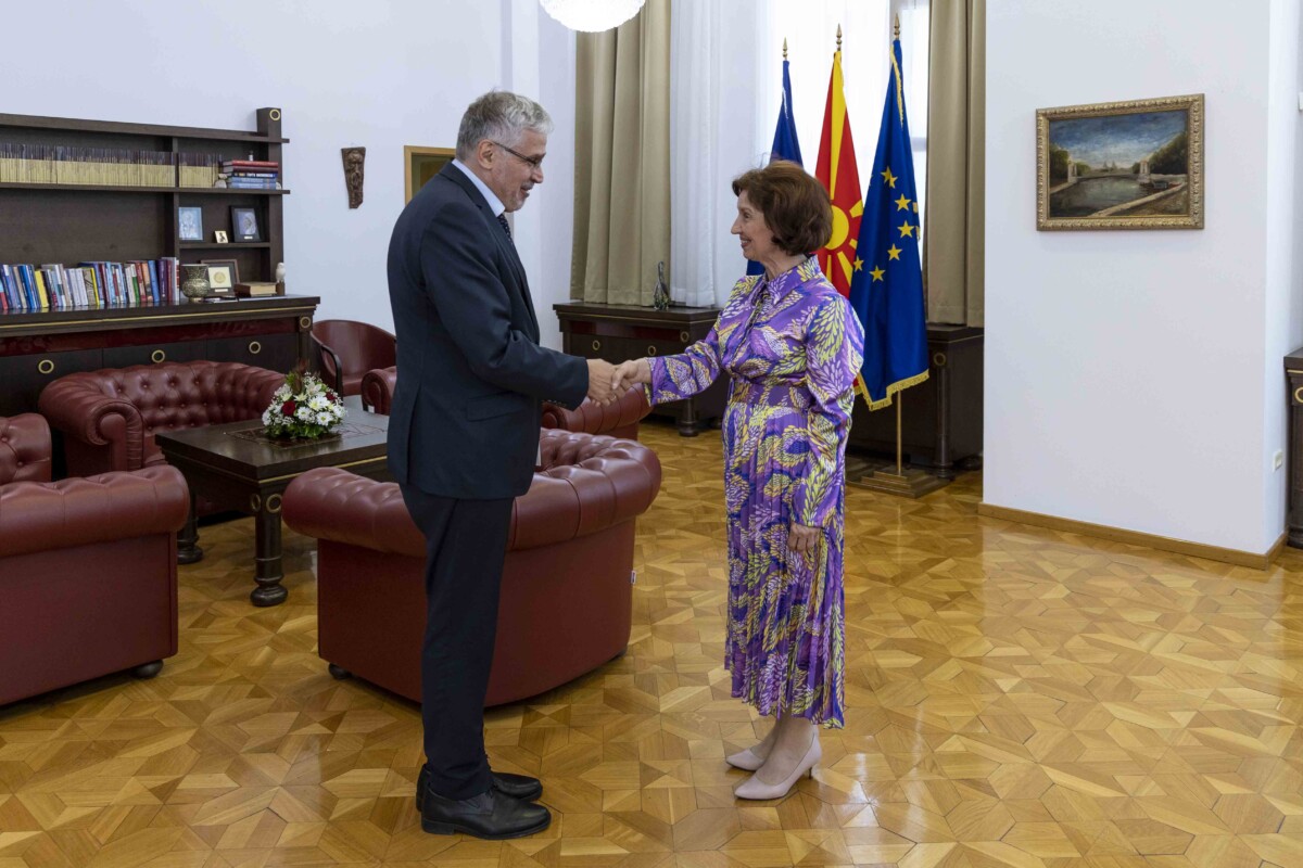 Сиљановска Давкова денес оствари средба со амбасадорот на Унгарија, Андраш Клајн