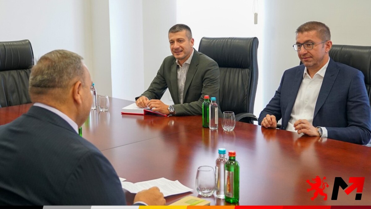 Мицкоски на средба со амбасадорот на УНДП, Григоријан: Констатирана континуираната поддршка и можност за уште повеќе заеднички проекти со владата на ВМРО-ДПМНЕ
