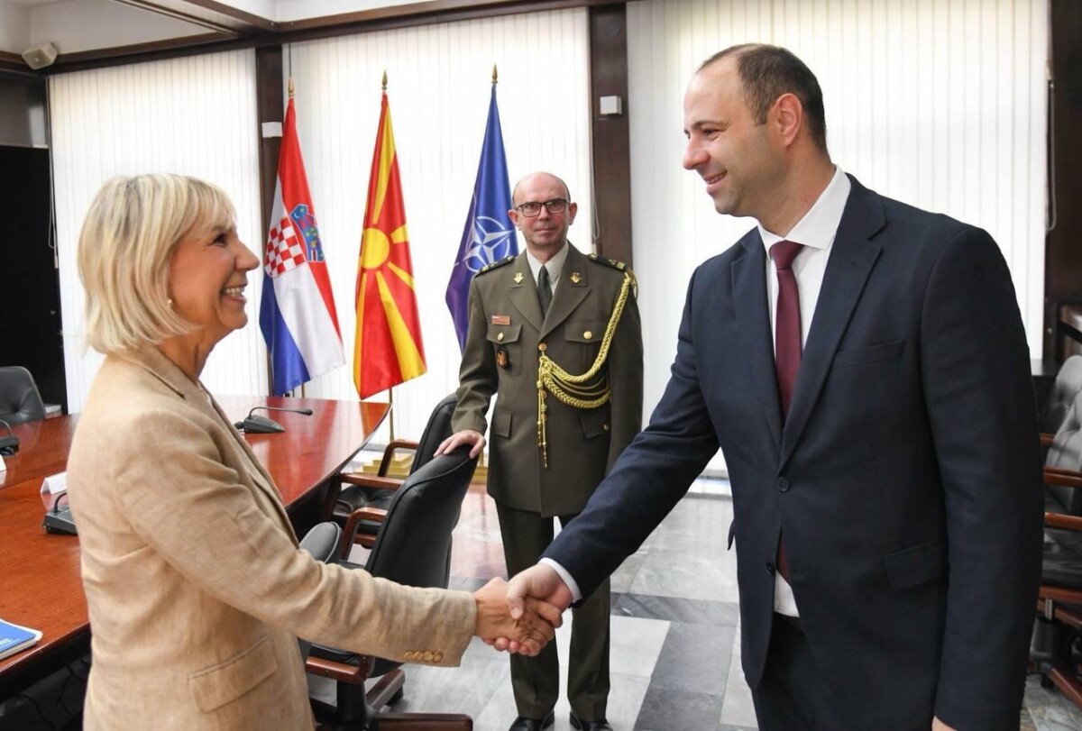Средба на министерот Мисајловски со амбасадорката на Република Хрватска, Н.Е. Нивес Тигањ