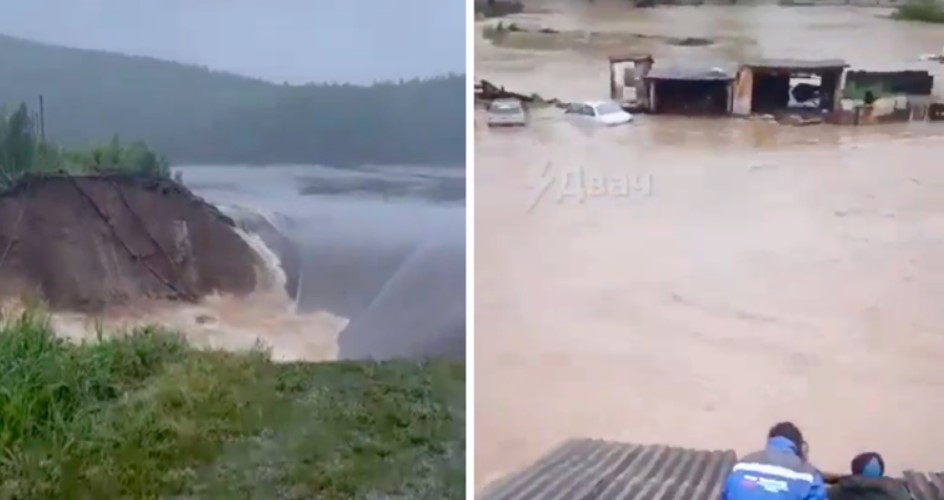 ВИДЕО Пукна брана во Русија, прогласена вонредна состојба, наредена е евакуација