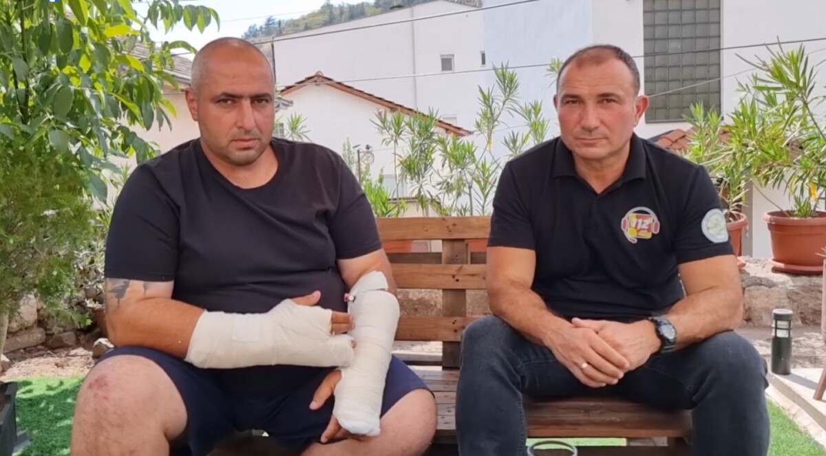 ВИДЕО Командирот на штипските пожарникари Ренџов паднал во карпест дол при гасење на пожар кај старата депонија