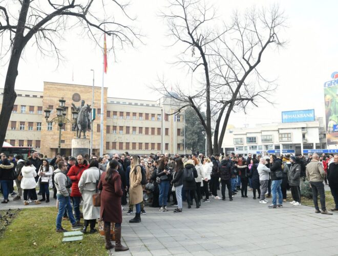 „САКАМ ДА РАБОТАМ“ за групата демонстранти во Струга: Се води неоснована хајка против игрите на среќа!